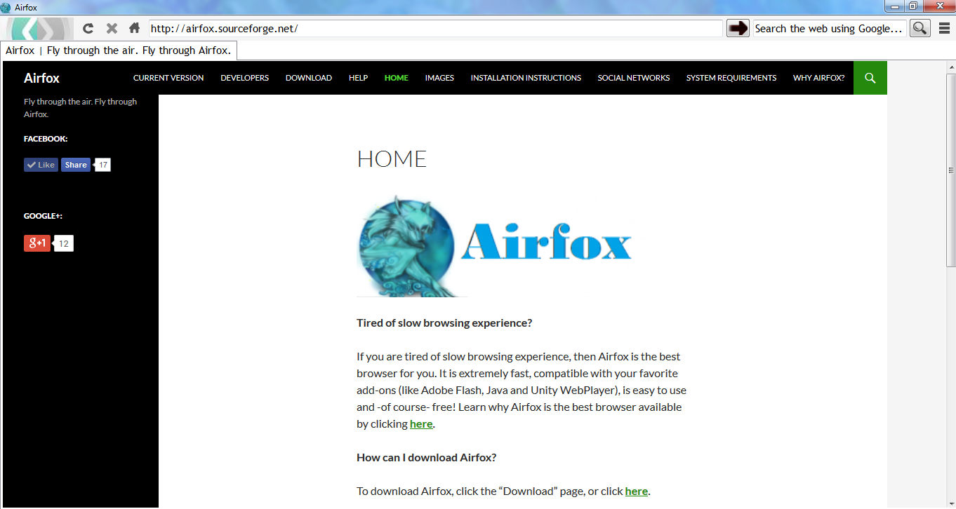 Sourceforge download. Airfox. Airfox games. Airfox Vibe.